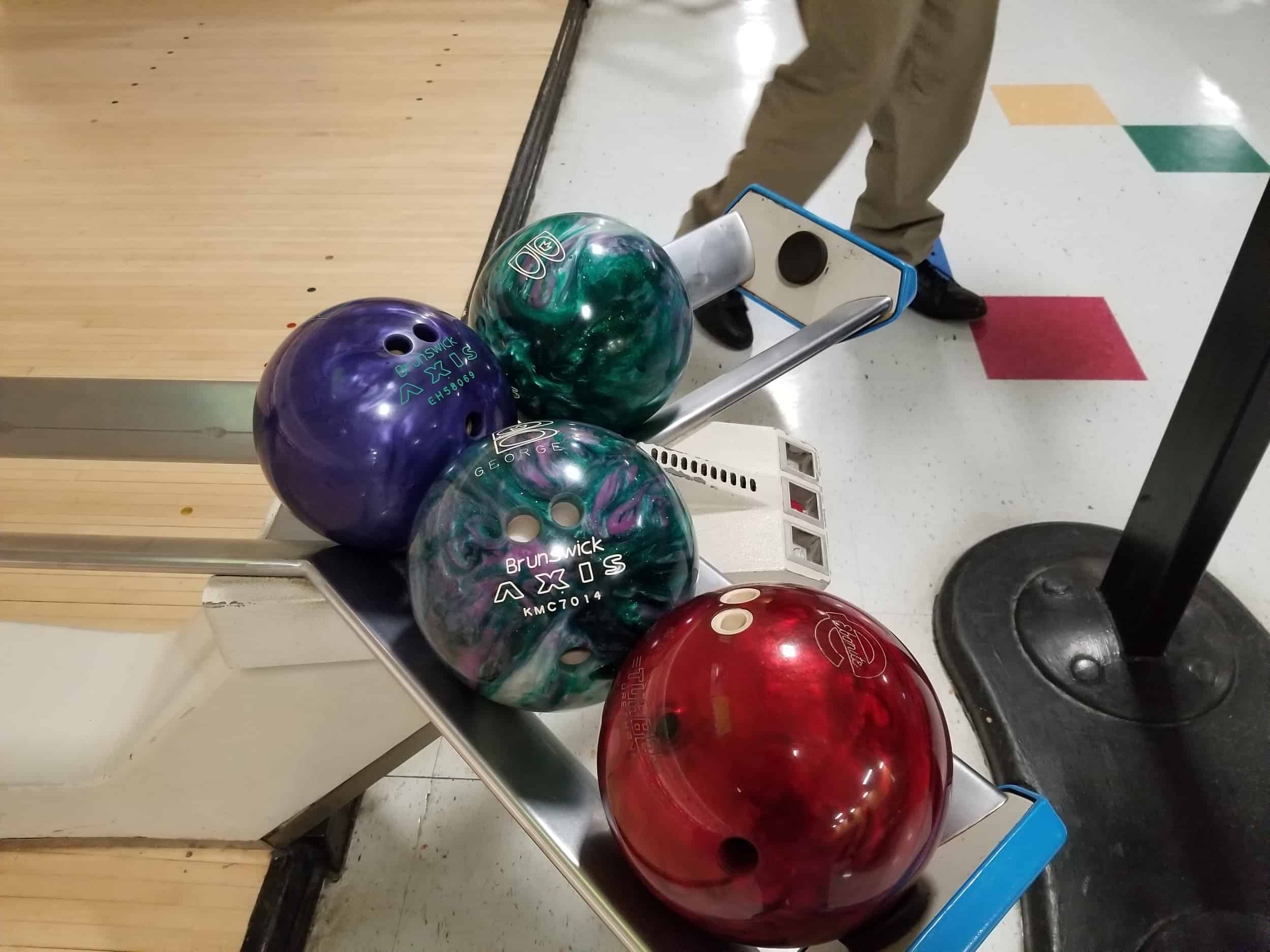 4 bowling balls