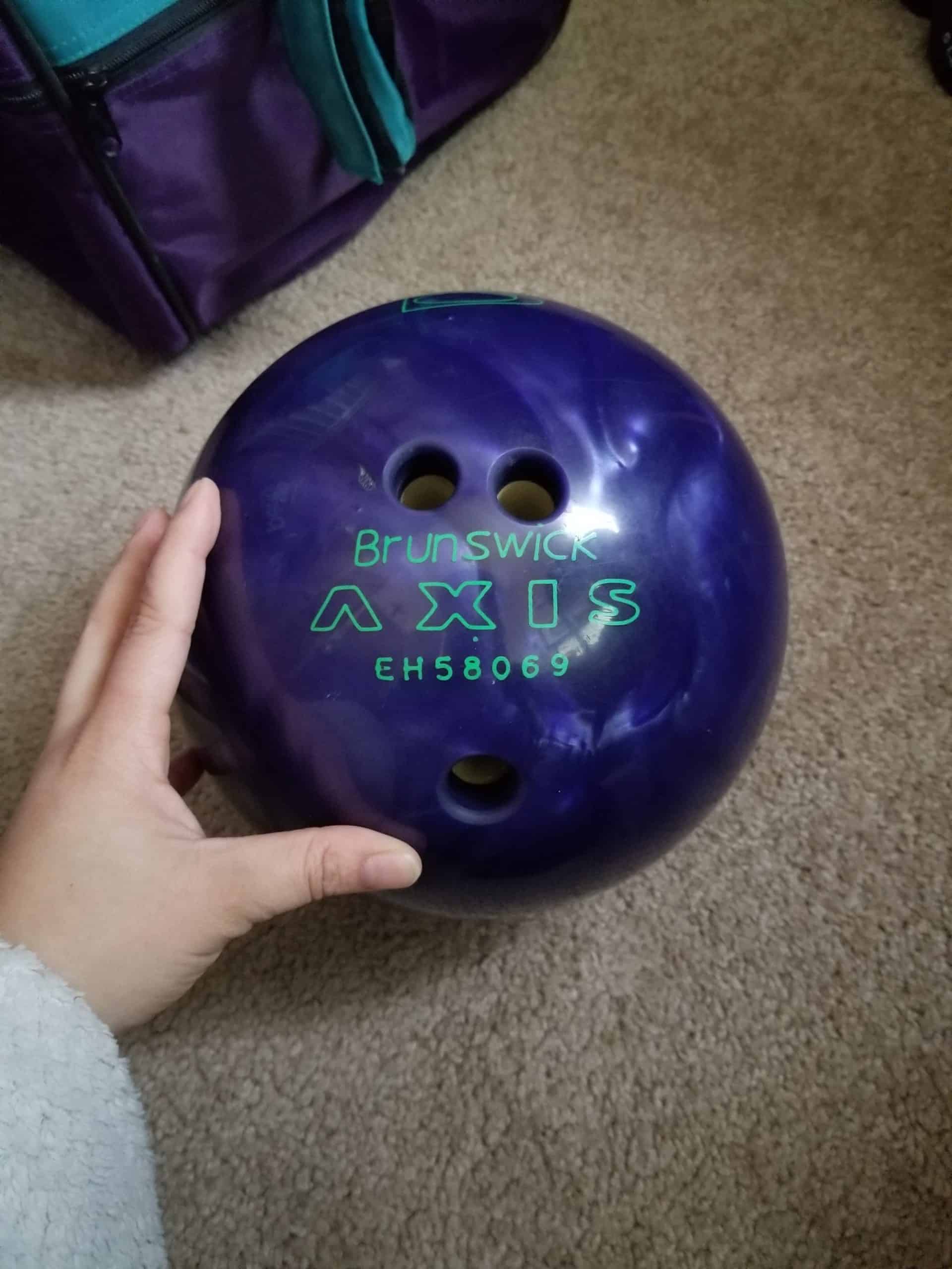 plastic bowling ball